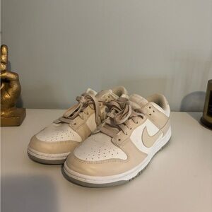Nike Beige and White Sneakers